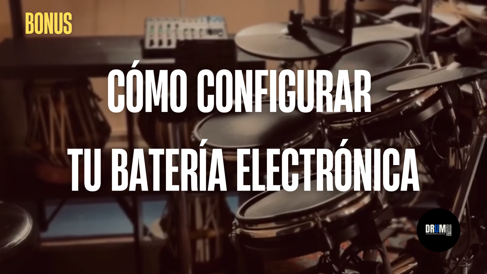 Cómo configurar tu batería electrónica