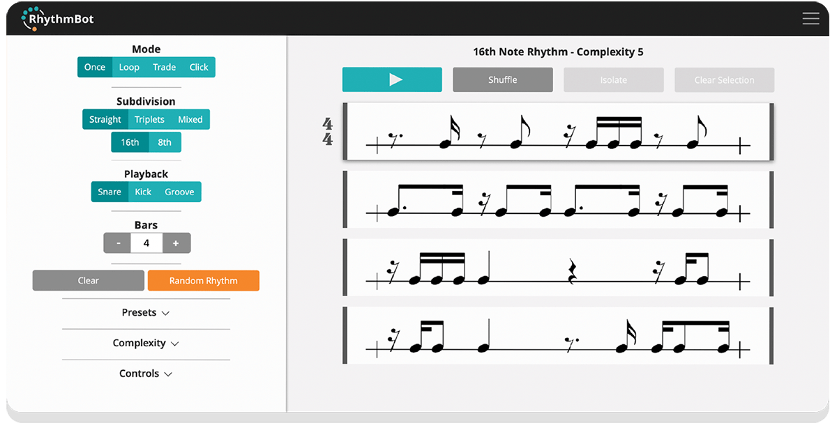 Rhythm Bot — entrenador rítmico con inteligencia artificial