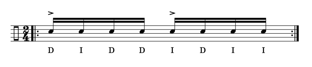 rudimento de paradiddle