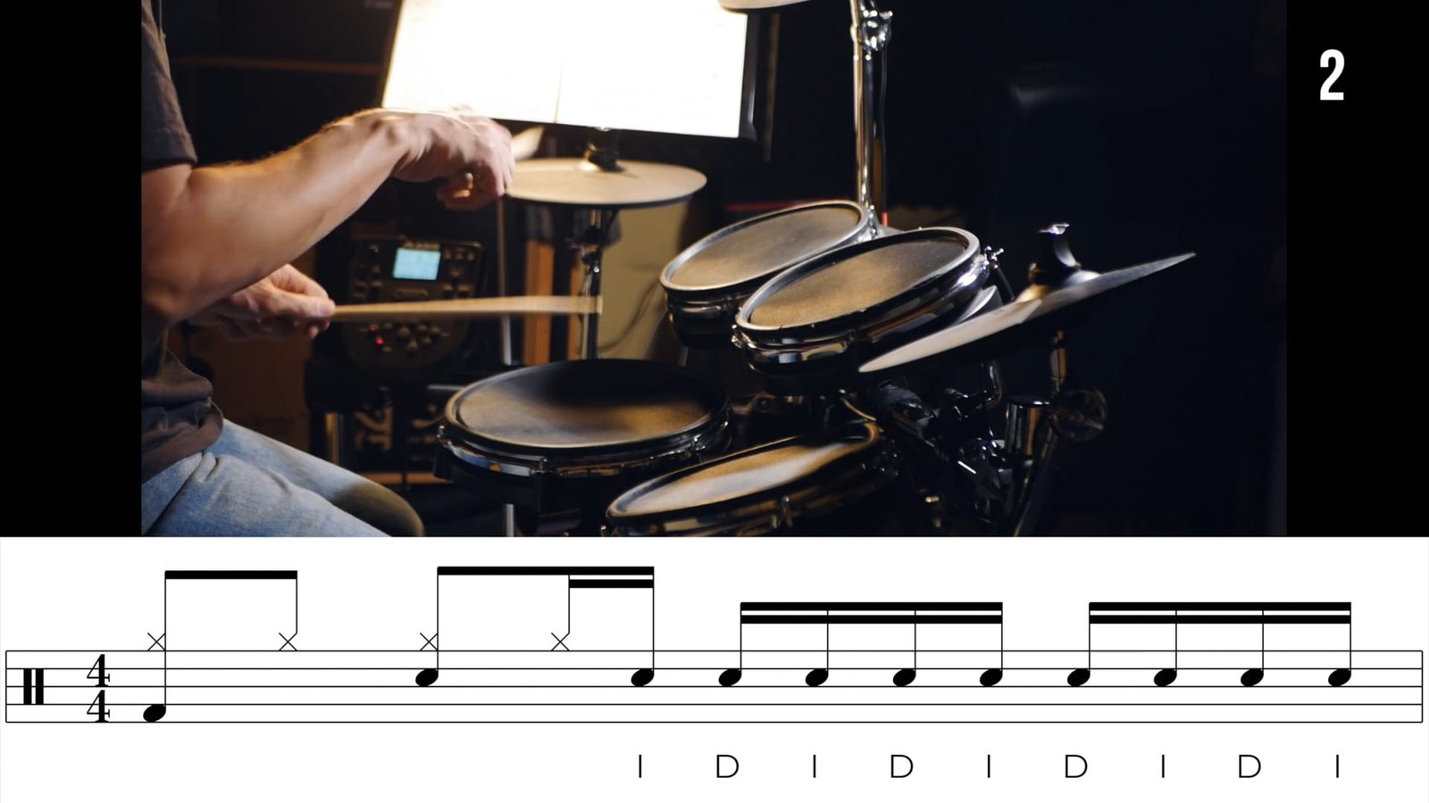 Reto de batería nivel intermedio: Fortunate Son