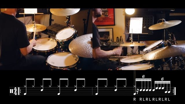 Reto de batería nivel intermedio: Always on the Run, 5 fills